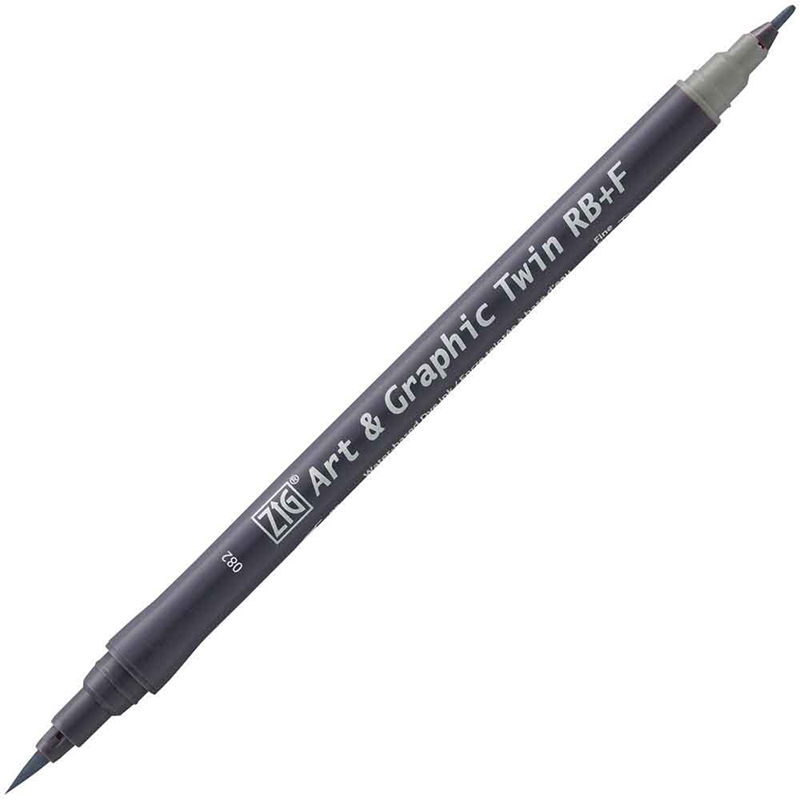 ZIG ART&GRAPHIC TWIN RB TUT-95 82 SLATE GRAY