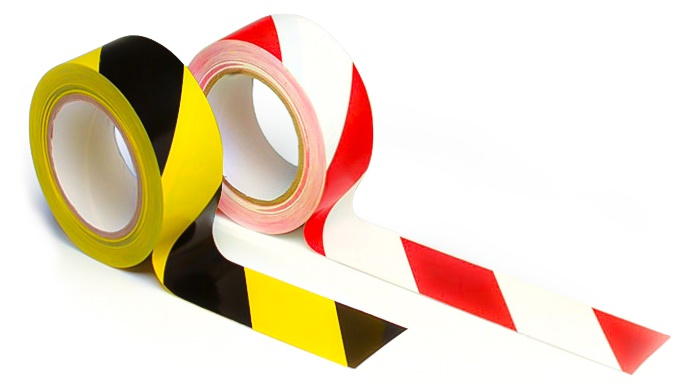 KRAF YER İŞARETLEME BANDI 50mm x 30m SARI - SİYAH 2565