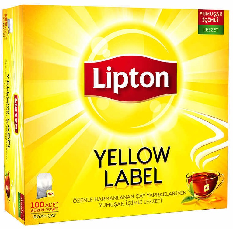 LİPTON BARDAK POŞET ÇAY YELLOW LABEL 2GRX100 LÜ 70003656
