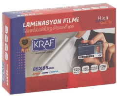 KRAF LAMİNASYON FİLMİ  65X95 MM 125MIC 100LÜ 2126