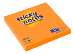 KRAF YAPIŞKANLI NOT KAĞIDI 76X76 NEON TURUNCU 7676N-O