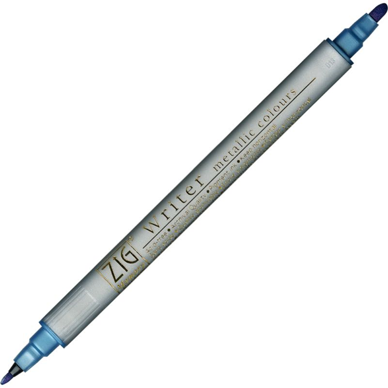 ZIG DAVETİYE KALEMİ METALİK MS-8000 125 BLUE