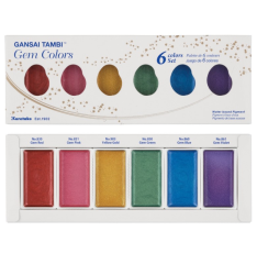 ZIG SULUBOYA GANSAI TAMBI MC20-GC/6V GEM COLOR 6 RENK