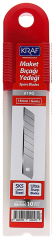 KRAF MAKET BIÇAĞI YEDEĞİ GENİŞ ULTRA KARBON ÇELİK SK5 100 LÜ 619G