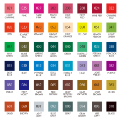 ZIG FUDEBIYORI BRUSH CBK-55N/48V 48 Lİ