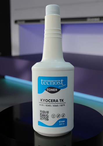 Tecnost Kycoera TK 8335/8345/8365/8375 (260/Gr) Cyan Şişe Toner